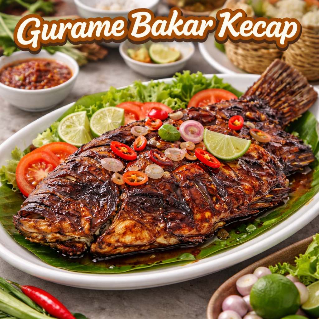 Gurame bakar kecap Mang Engking